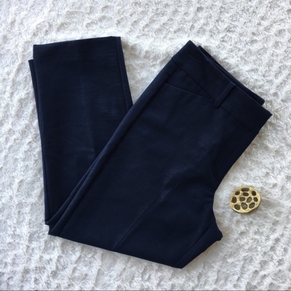 Ann Taylor navy capri pant size 6 signature fit - Picture 5 of 8